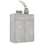 Aparador de madera contrachapada gris hormigón 60x30x75 cm de vidaXL, Aparadores - Ref: Foro24-800715, Precio: 59,29 €, Descu...