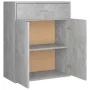 Aparador de madera contrachapada gris hormigón 60x30x75 cm de vidaXL, Aparadores - Ref: Foro24-800715, Precio: 59,29 €, Descu...