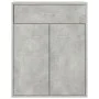 Aparador de madera contrachapada gris hormigón 60x30x75 cm de vidaXL, Aparadores - Ref: Foro24-800715, Precio: 59,29 €, Descu...