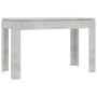 Mesa de comedor madera de ingeniería gris hormigón 120x60x76 cm de vidaXL, Mesas de cocina y de comedor - Ref: Foro24-800760,...