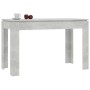 Mesa de comedor madera de ingeniería gris hormigón 120x60x76 cm de vidaXL, Mesas de cocina y de comedor - Ref: Foro24-800760,...