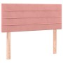 Cama box spring con colchón terciopelo rosa 120x200 cm de , Camas y somieres - Ref: Foro24-3141358, Precio: 380,63 €, Descuen...