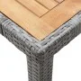 Set de comedor de jardín 7 pzas y cojines ratán sintético gris de vidaXL, Conjuntos de jardín - Ref: Foro24-46021, Precio: 59...