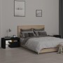 Mesitas de noche con luces LED 2 uds roble negras 70x36,5x40cm de , Mesitas de noche - Ref: Foro24-3152771, Precio: 111,53 €,...