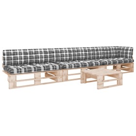 Muebles de palets 4 pzas y cojines madera pino impregnada de , Conjuntos de jardín - Ref: Foro24-3066758, Precio: 419,01 €, D...