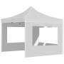 Carpa plegable profesional con paredes aluminio blanco 3x3m de , Carpas y cenadores - Ref: Foro24-45490, Precio: 196,76 €, De...