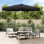 Sombrilla de jardín con palo de acero negro 300 cm de , Sombrillas - Ref: Foro24-47318, Precio: 114,28 €, Descuento: %