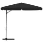 Sombrilla de jardín con palo de acero negro 300 cm de , Sombrillas - Ref: Foro24-47318, Precio: 111,62 €, Descuento: %