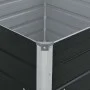 Jardinera elevada de acero galvanizado marrón 100x100x45 cm de vidaXL, Maceteros y jardineras - Ref: Foro24-47023, Precio: 47...