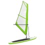 Tabla de paddle surf inflable con vela verde y blanca de , Paddleboards - Ref: Foro24-92735, Precio: 531,59 €, Descuento: %