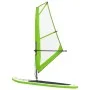 Tabla de paddle surf inflable con vela verde y blanca de , Paddleboards - Ref: Foro24-92735, Precio: 624,69 €, Descuento: %