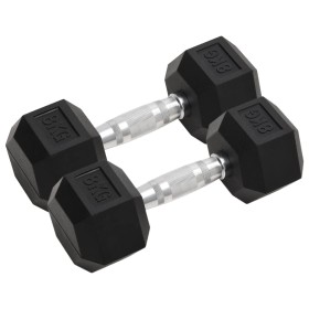 Mancuernas 2 unidades hierro fundido 16 kg de , Peso libre - Ref: Foro24-93603, Precio: 84,13 €, Descuento: %