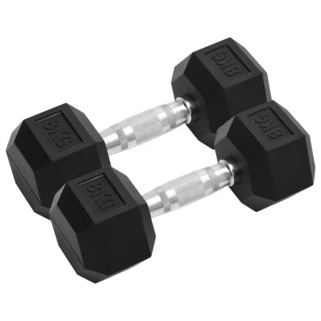 Mancuernas 2 unidades hierro fundido 16 kg de , Peso libre - Ref: Foro24-93603, Precio: 75,58 €, Descuento: %