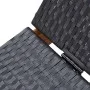 Tumbona de madera maciza de acacia y ratán sintético de vidaXL, Tumbonas - Ref: Foro24-46031, Precio: 141,23 €, Descuento: %