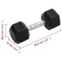 Mancuernas 2 unidades hierro fundido 16 kg de , Peso libre - Ref: Foro24-93603, Precio: 75,58 €, Descuento: %