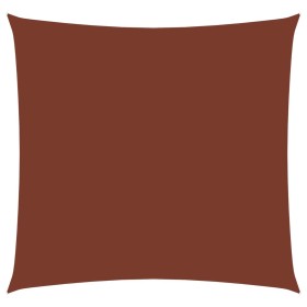 Toldo de vela cuadrado tela Oxford terracota 3x3 m de , Sombrillas - Ref: Foro24-135357, Precio: 34,17 €, Descuento: %