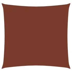 Toldo de vela cuadrado tela Oxford terracota 3x3 m de , Sombrillas - Ref: Foro24-135357, Precio: 35,57 €, Descuento: %