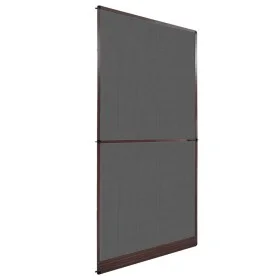 Mosquitera con bisagras para puertas marrón 120x240 cm de , Puertas para el hogar - Ref: Foro24-141566, Precio: 47,13 €, Desc...
