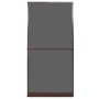 Mosquitera con bisagras para puertas marrón 120x240 cm de , Puertas para el hogar - Ref: Foro24-141566, Precio: 53,54 €, Desc...