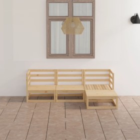 Juego de muebles de jardín 4 piezas madera maciza de pino de , Conjuntos de jardín - Ref: Foro24-3075524, Precio: 243,78 €, D...