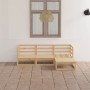 Juego de muebles de jardín 4 piezas madera maciza de pino de , Conjuntos de jardín - Ref: Foro24-3075524, Precio: 243,78 €, D...