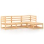 Juego de muebles de jardín 4 piezas madera maciza de pino de , Conjuntos de jardín - Ref: Foro24-3075524, Precio: 243,78 €, D...
