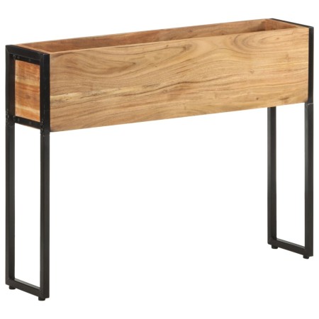 Jardinera de madera maciza de acacia 90x20x68 cm en Macetas y jardineras | Comprar online en Foru.es