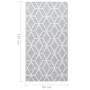 Alfombra de exterior PP gris 80x150 cm de , Protectores para exterior - Ref: Foro24-310420, Precio: 21,99 €, Descuento: %
