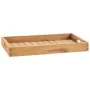 Bandeja de madera de teca maciza 60x35 cm de , Fuentes para servir - Ref: Foro24-315456, Precio: 55,91 €, Descuento: %