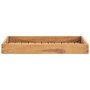 Bandeja de madera de teca maciza 60x35 cm de , Fuentes para servir - Ref: Foro24-315456, Precio: 56,88 €, Descuento: %