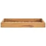 Bandeja de madera de teca maciza 60x35 cm de , Fuentes para servir - Ref: Foro24-315456, Precio: 55,91 €, Descuento: %