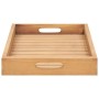 Bandeja de madera de teca maciza 60x35 cm de , Fuentes para servir - Ref: Foro24-315456, Precio: 56,88 €, Descuento: %