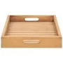 Bandeja de madera de teca maciza 60x35 cm de , Fuentes para servir - Ref: Foro24-315456, Precio: 55,91 €, Descuento: %
