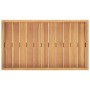 Bandeja de madera de teca maciza 60x35 cm de , Fuentes para servir - Ref: Foro24-315456, Precio: 56,88 €, Descuento: %