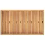Bandeja de madera de teca maciza 60x35 cm de , Fuentes para servir - Ref: Foro24-315456, Precio: 55,91 €, Descuento: %