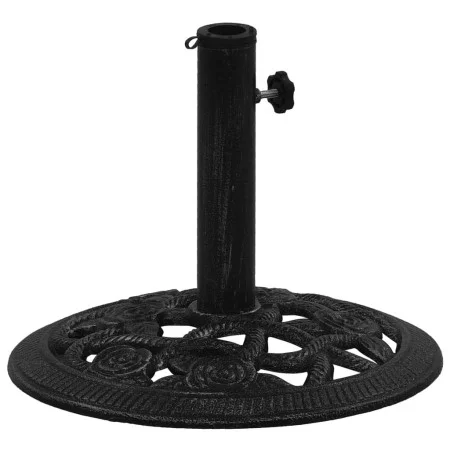 Base de sombrilla de hierro fundido negro 40x40x32 cm de , Bases para sombrillas - Ref: Foro24-317755, Precio: 46,81 €, Descu...