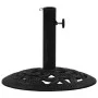 Base de sombrilla de hierro fundido negro 40x40x32 cm de , Bases para sombrillas - Ref: Foro24-317755, Precio: 46,81 €, Descu...