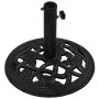 Base de sombrilla de hierro fundido negro 40x40x32 cm de , Bases para sombrillas - Ref: Foro24-317755, Precio: 46,81 €, Descu...