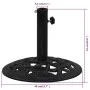 Base de sombrilla de hierro fundido negro 40x40x32 cm de , Bases para sombrillas - Ref: Foro24-317755, Precio: 46,81 €, Descu...