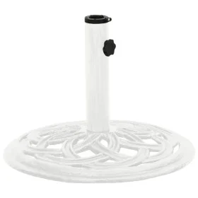 Base de sombrilla de hierro fundido blanco 44x44x31 cm de , Bases para sombrillas - Ref: Foro24-317757, Precio: 56,58 €, Desc...