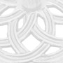 Base de sombrilla de hierro fundido blanco 44x44x31 cm de , Bases para sombrillas - Ref: Foro24-317757, Precio: 60,19 €, Desc...