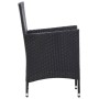 Set comedor de jardín 7 piezas y cojines ratán sintético negro de vidaXL, Conjuntos de jardín - Ref: Foro24-46024, Precio: 62...