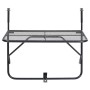 Mesa de balcón de acero negro 60x40 cm de , Mesas de jardín - Ref: Foro24-325924, Precio: 41,31 €, Descuento: %