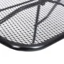 Mesa de balcón de acero negro 60x40 cm de , Mesas de jardín - Ref: Foro24-325924, Precio: 39,99 €, Descuento: %