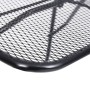 Mesa de balcón de acero negro 60x40 cm de , Mesas de jardín - Ref: Foro24-325924, Precio: 41,31 €, Descuento: %