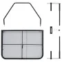 Mesa de balcón de acero negro 60x40 cm de , Mesas de jardín - Ref: Foro24-325924, Precio: 39,99 €, Descuento: %