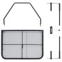 Mesa de balcón de acero negro 60x40 cm de , Mesas de jardín - Ref: Foro24-325924, Precio: 41,31 €, Descuento: %