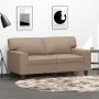 Sofá de 2 plazas de cuero sintético color capuchino 120 cm de , Sofás - Ref: Foro24-359416, Precio: 222,33 €, Descuento: %