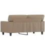 Sofá de 2 plazas de cuero sintético color capuchino 120 cm de , Sofás - Ref: Foro24-359416, Precio: 222,33 €, Descuento: %