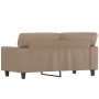 Sofá de 2 plazas de cuero sintético color capuchino 120 cm de , Sofás - Ref: Foro24-359416, Precio: 225,68 €, Descuento: %